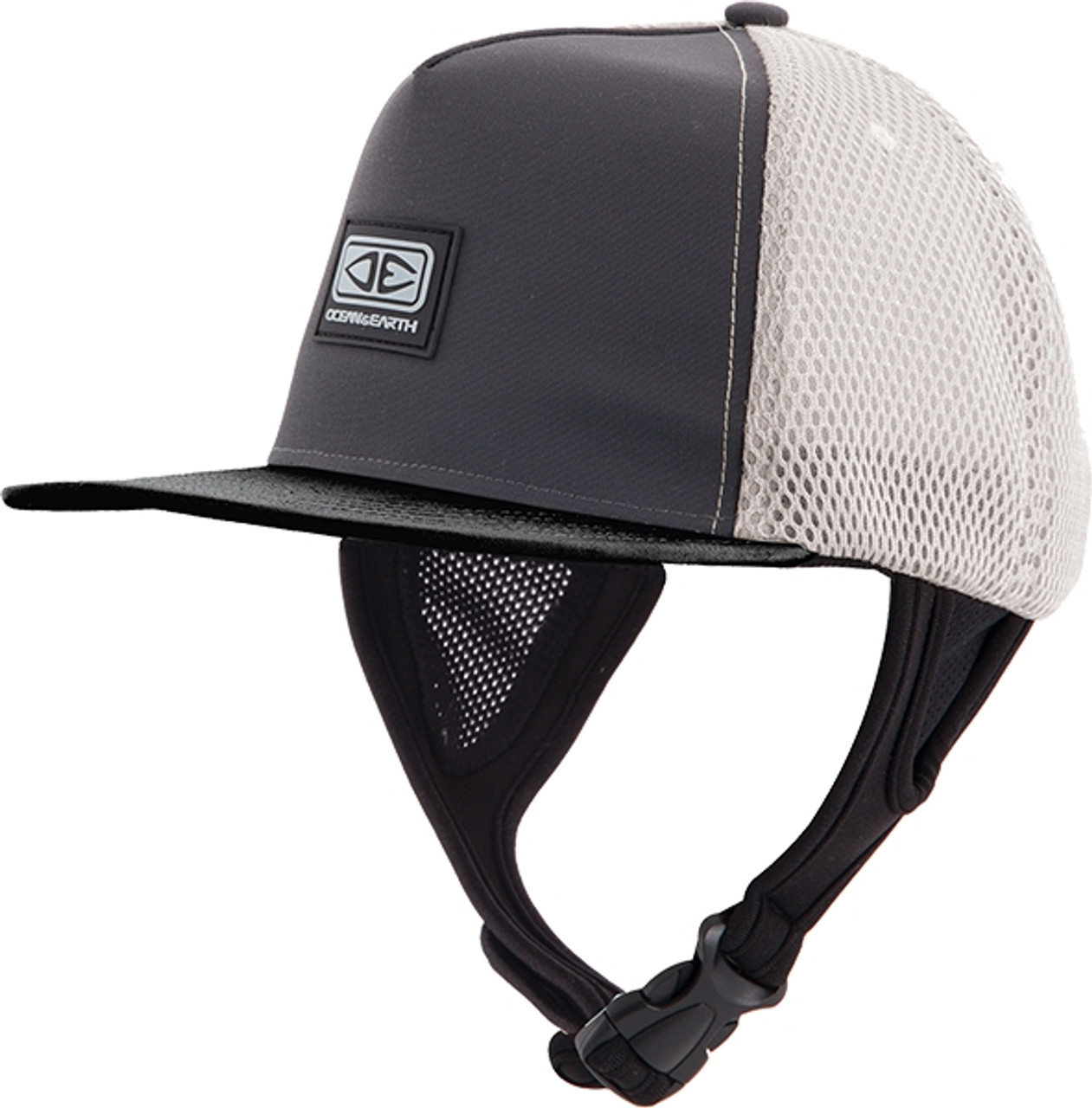 Ocean & Earth Mens Kuta Mesh Trucker Surf Cap Adj-Black