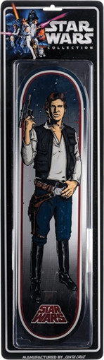 SANTA CRUZ STAR WARS HAN SOLO COLLECTIBLE SKATEBOARD DECK-8.26x31.7