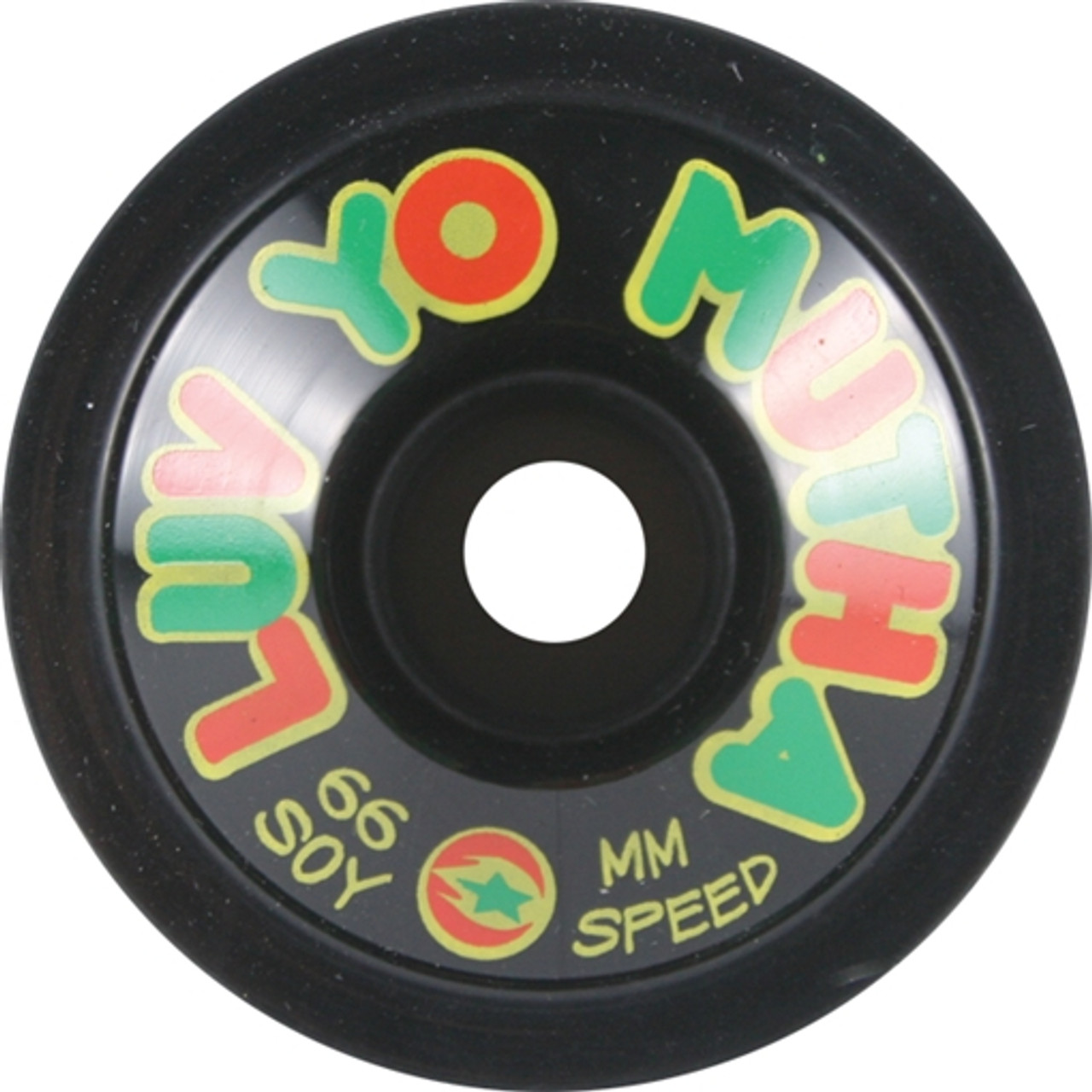 DREGS LUV YO MUTHA 66mm BLACK soy compound Skateboard Wheels