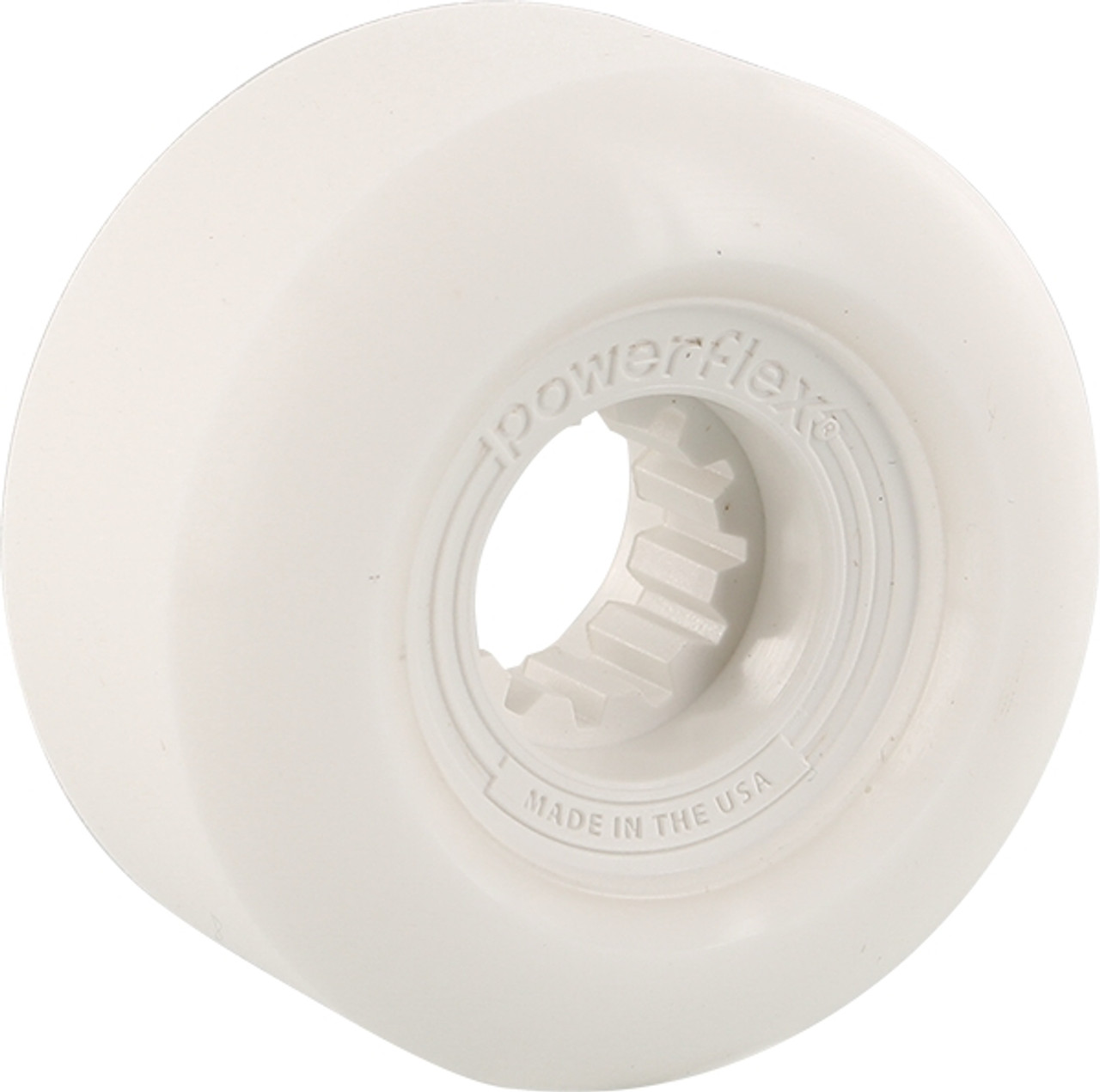 POWERFLEX GUMBALL 60mm 83b WHT/WHITE WHEELS SET