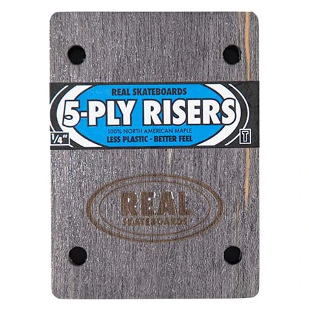 Real 5-Ply Wood Riser Set Blue 1/4inch
