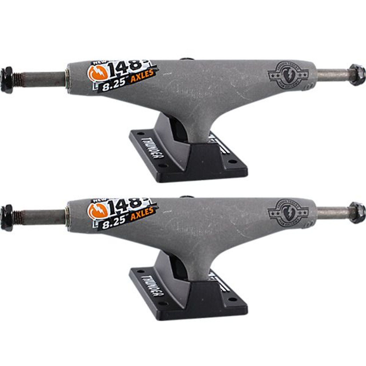 Thunder Team Hollow Trucks Grey Black 148 HI Set