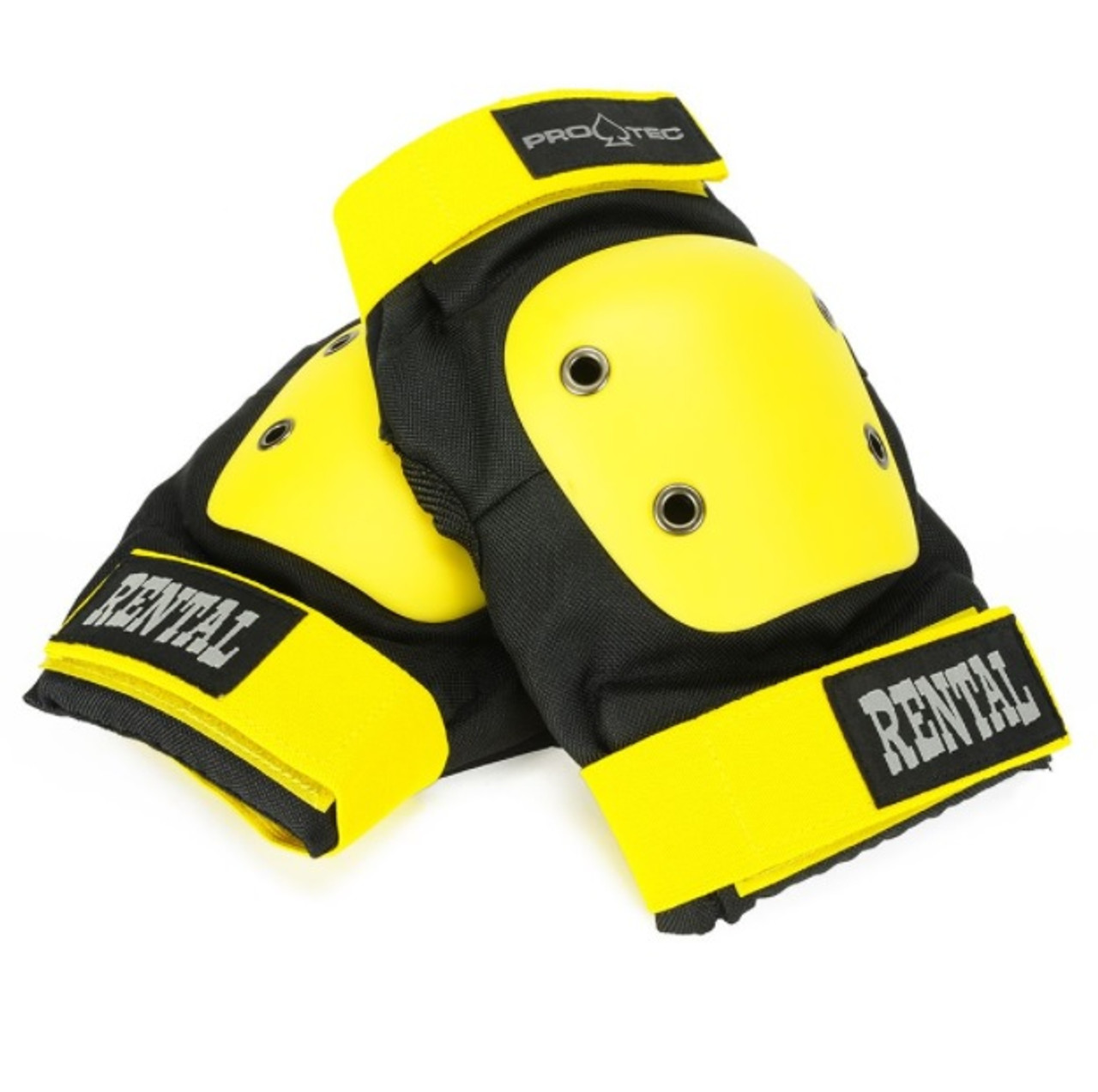 Protec Rental Elbow Pads Black Yellow XL