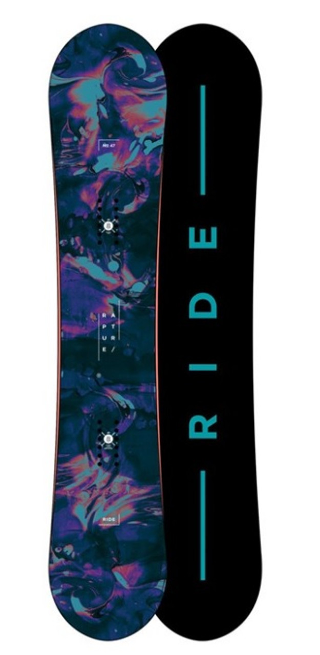 Ride Rapture Womens Snowboard Purple Green 147