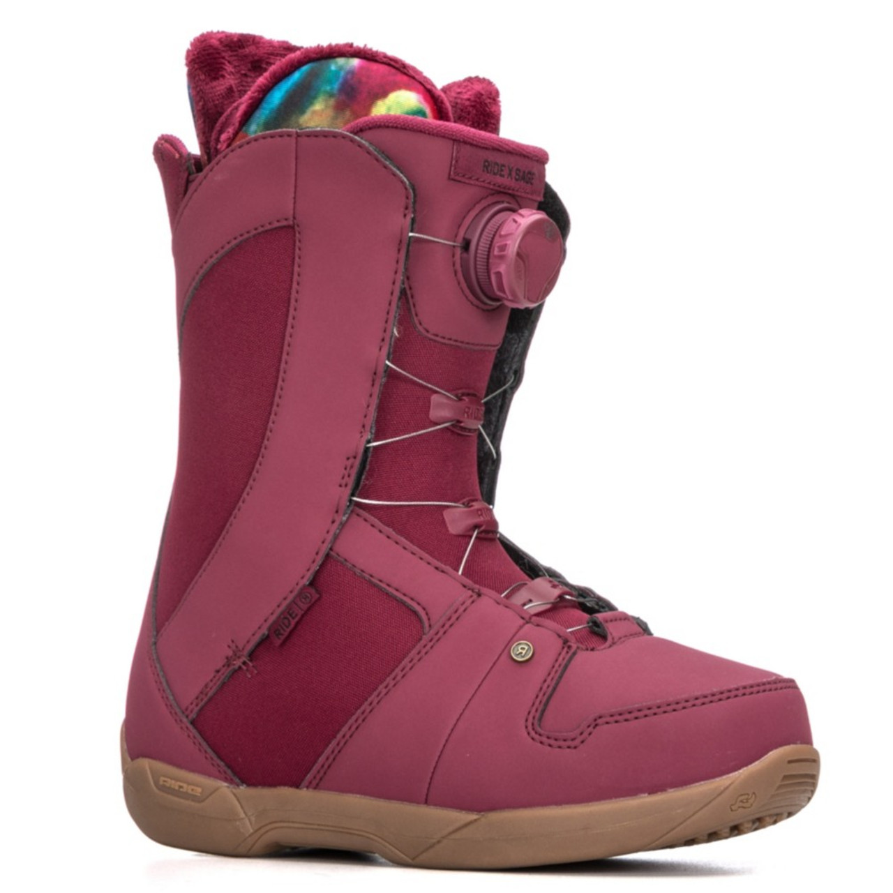 Ride Sage Snowboard Boots Womens Maroon | Boardparadise.com