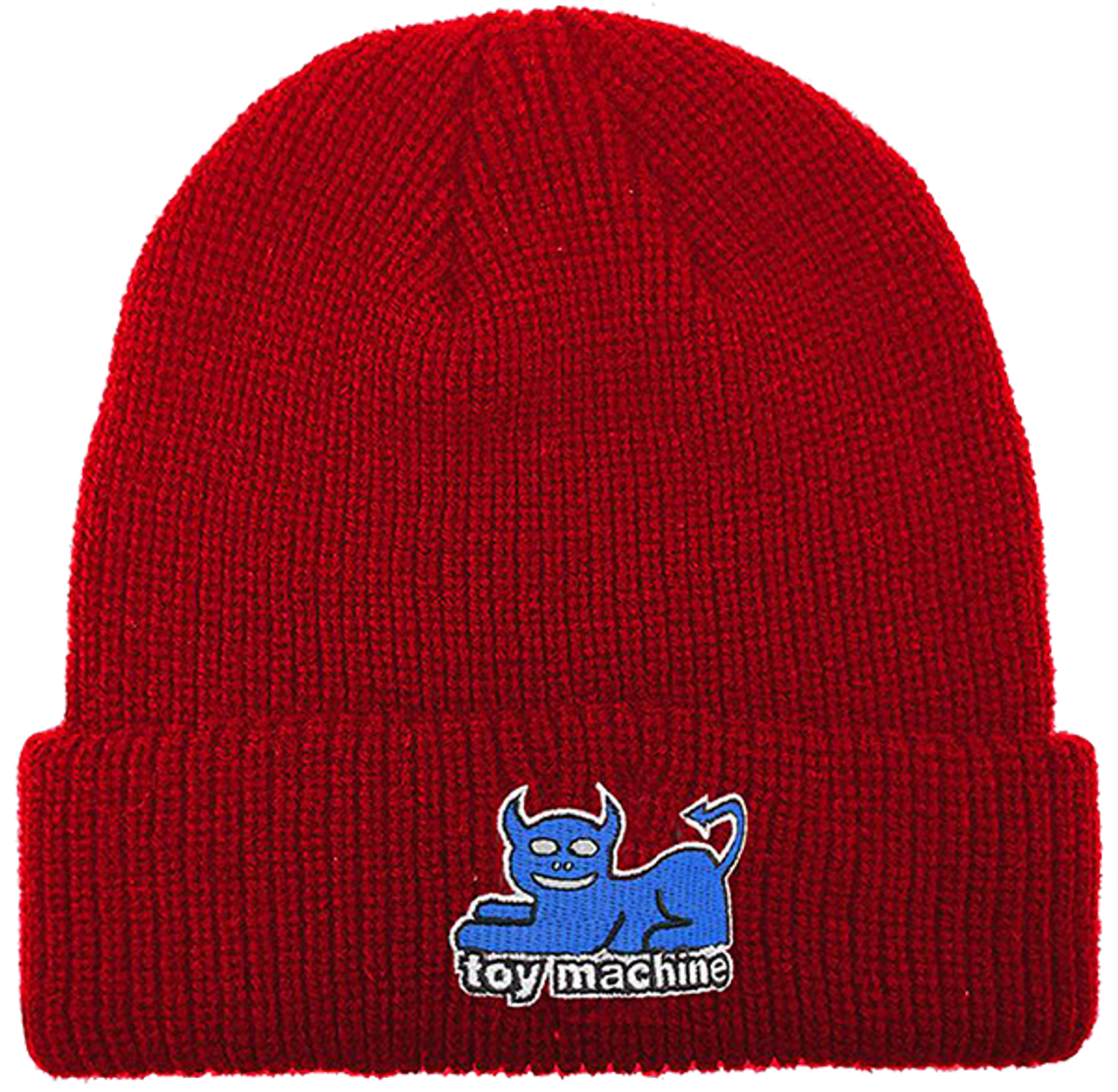 TOY MACHINE DEVIL CAT DOCK BEANIE RED