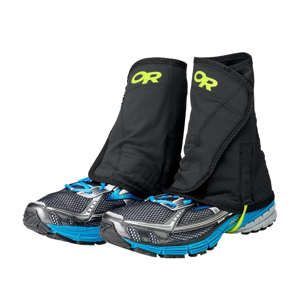 Outdoor Research OR Wrapid Gaiters Mens Black LemonGrass