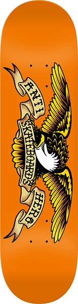 ANTI HERO CLASSIC EAGLE SKATEBOARD DECK 9.0 ORANGE