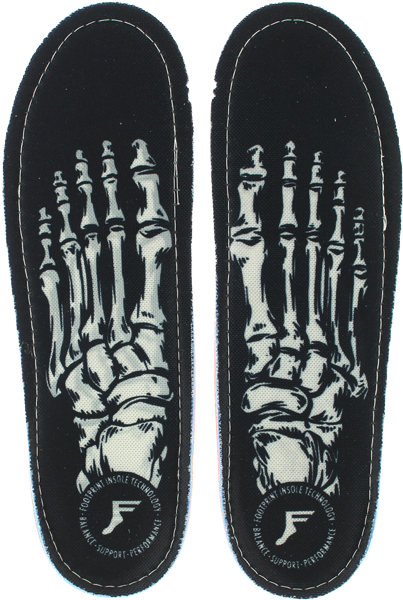 FOOTPRINT KINGFOAM SKELETON BLK 7-7.5 INSOLES