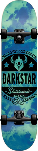 DARKSTAR GENERAL SKATEBOARD COMPLETE-7.87 BLUE TIE DYE