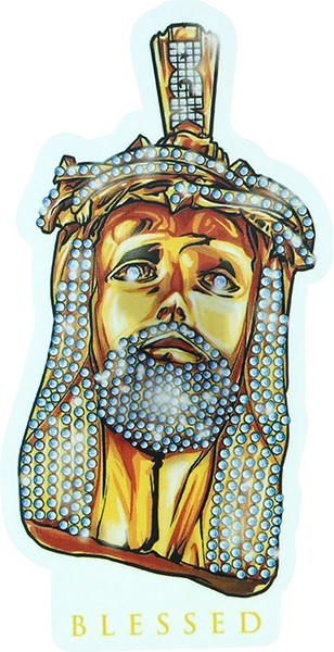 DGK JESUS PIECE STICKER 2 pack