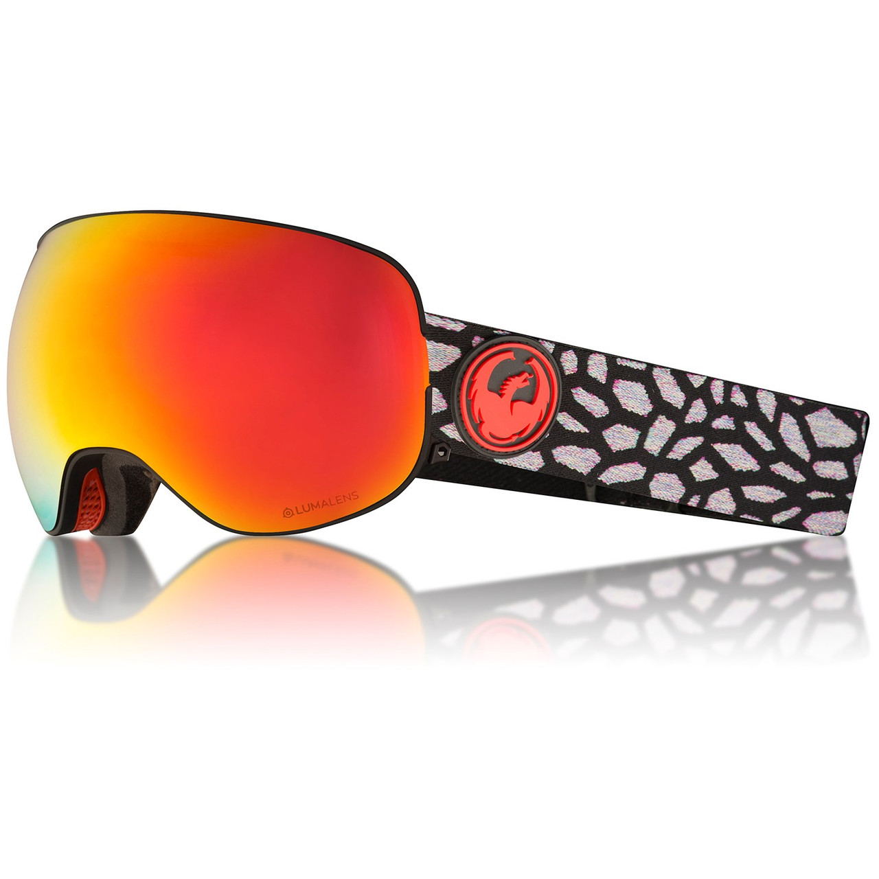 Dragon X2 Four Lumalens Snow Goggles Olio Red Ion