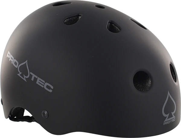 PROTEC (CERTFIED)CLASSIC MATTE BLACK-XS HELMET