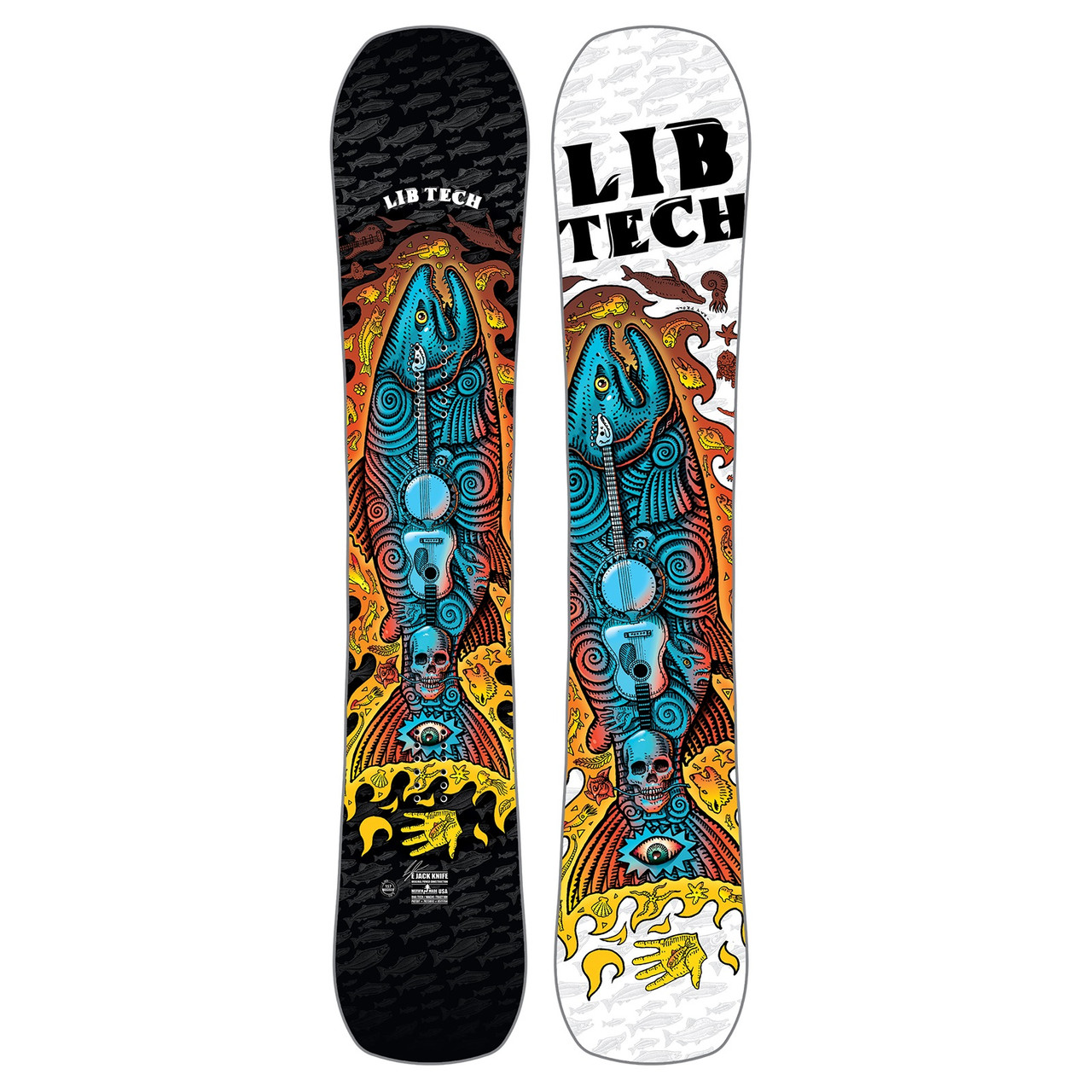 Lib Tech EJack Knife HP C3 2018 Snowboard Black Blue 154