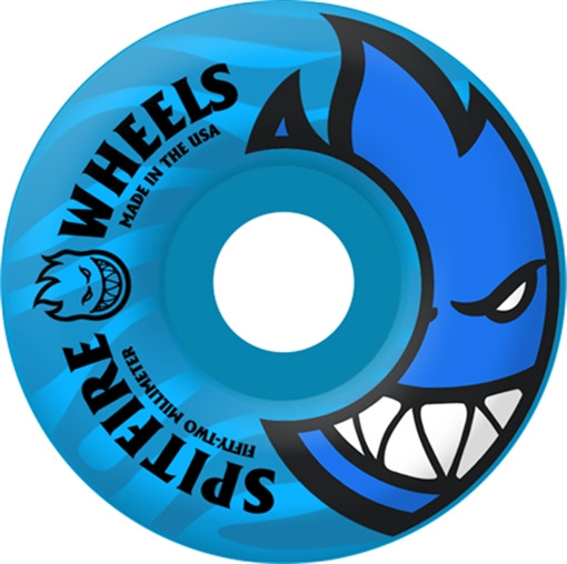 DOOM SAYERS＋SPITFIRE FF54mm＋INDEPENDENT Spitfire Bighead Tonal 54Mm Neon Blue Skateboard Wheels
