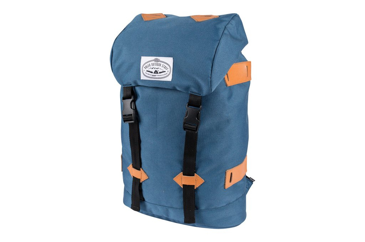 Poler Classic Rucksack Backpack Petrol Blue Black