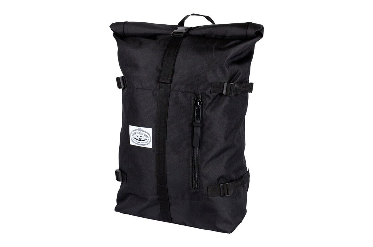Poler Classic Rolltop Backpack Black Black
