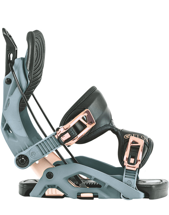 Flow Omni Snowboard Bindings Womens Space Grey | Boardparadise.com