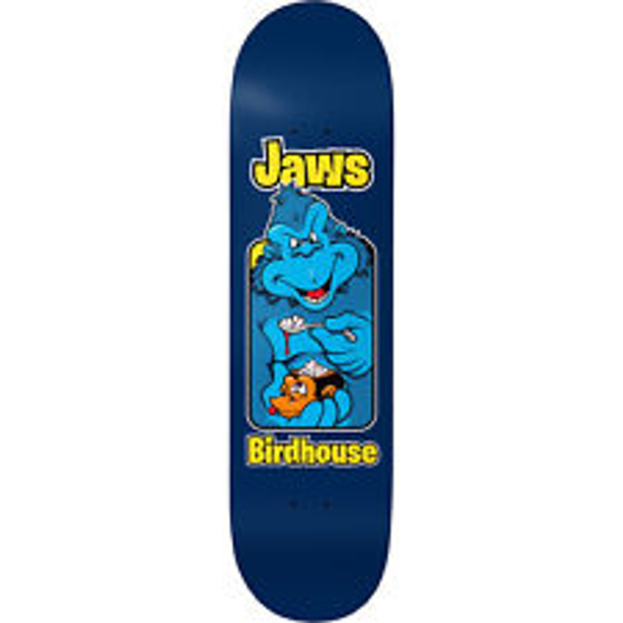 Birdhouse Jaws Hawk Skateboard Deck Black 8.25