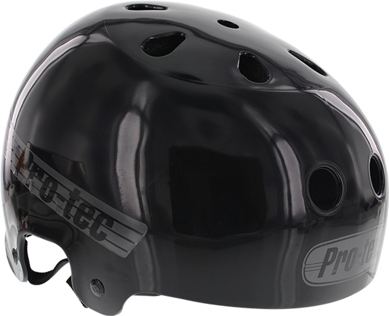 PROTEC LASEK XLARGE SOLID BLACK W/GREY HELMET