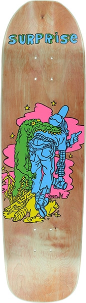 SURPRISE TR1 ALLIGATOR SKATEBOARD DECK-9.0 ss9