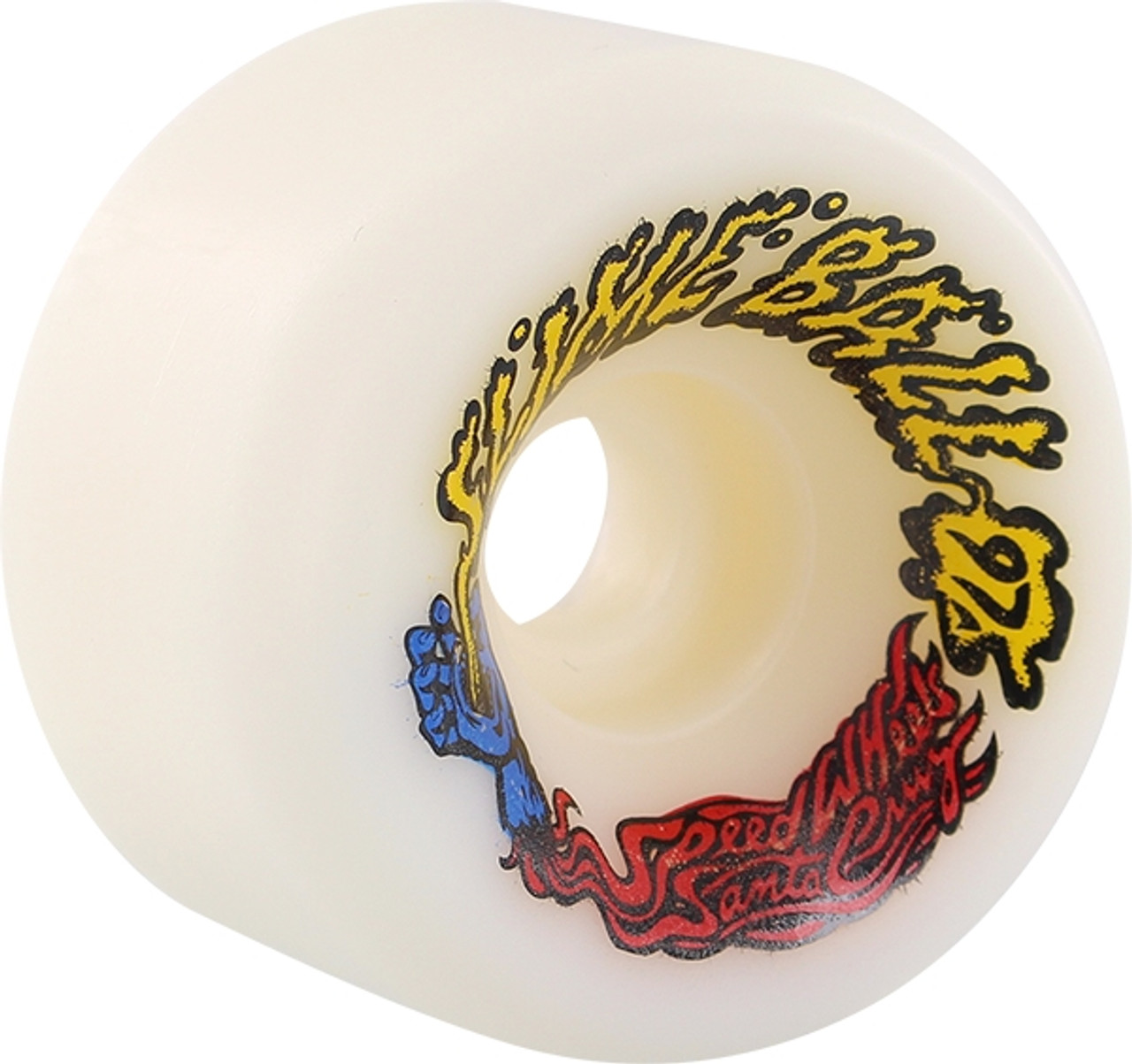 SANTA CRUZ SLIMEBALLS VOMITS 60mm 97a WHITE WHEELS SET