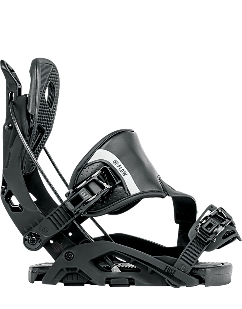 Flow Fuse Hybrid Snowboard Bindings Mens Black | Boardparadise.com