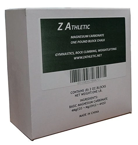 Z-Athletic Climbing Chalk 1lb White 8 Blocks