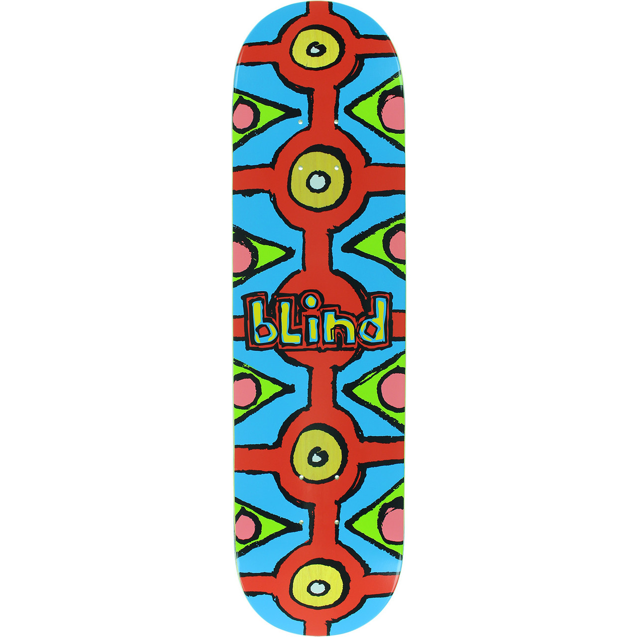 Blind Grail Quest Skateboard Complete Red Blue 8