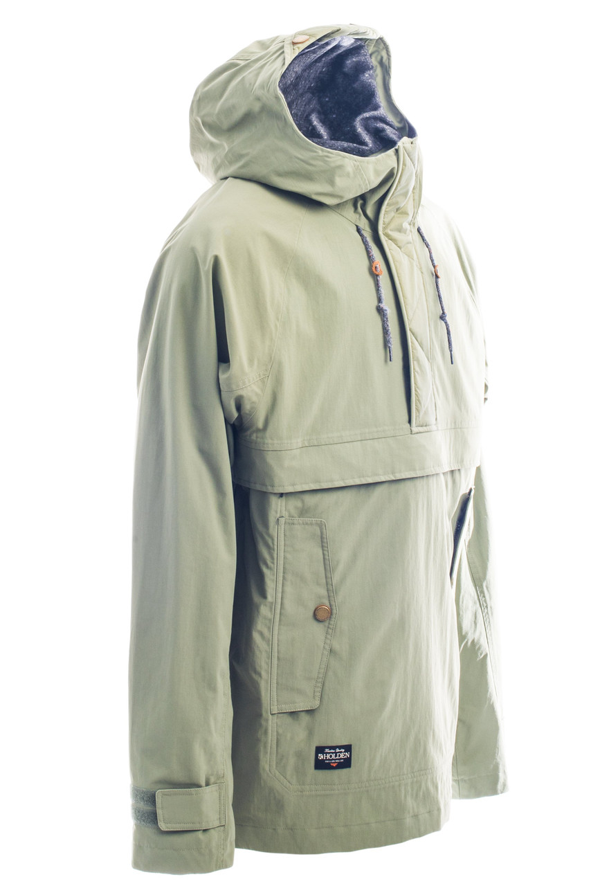Holden Scout Side Zip Jacket Mens Sage