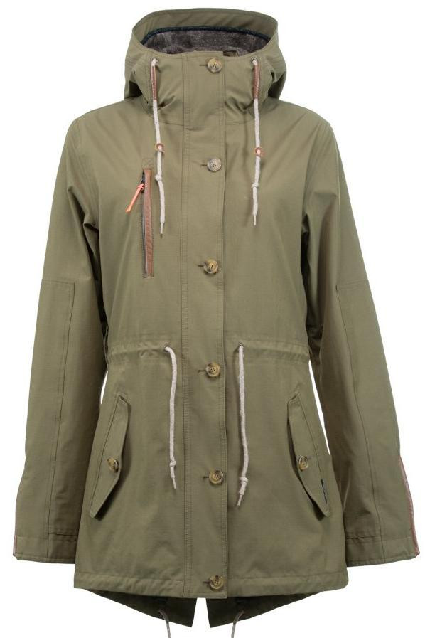 Holden Fishtail Jacket Womens Olive | Boardparadise.com