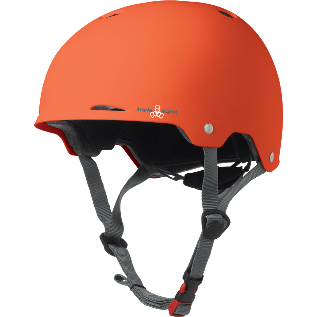 Triple 8 Gotham Helmet CERTFIED Dual Orange Rubber S/M