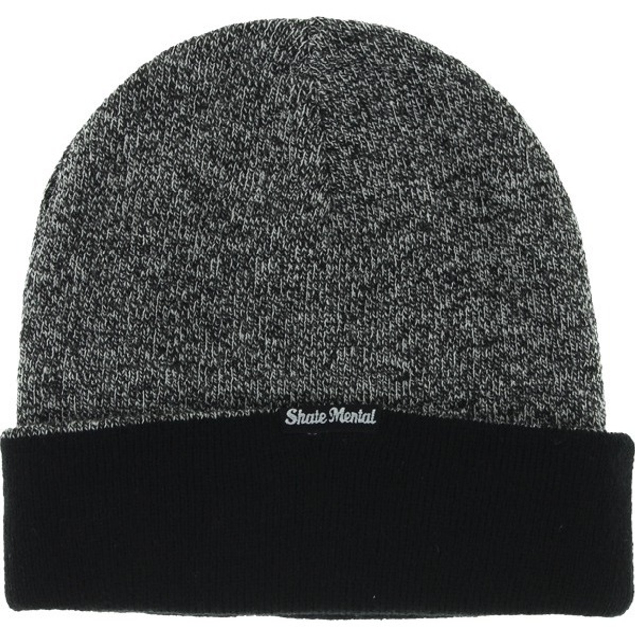 Skate Mental Reversible Beanie Grey Black Onesize