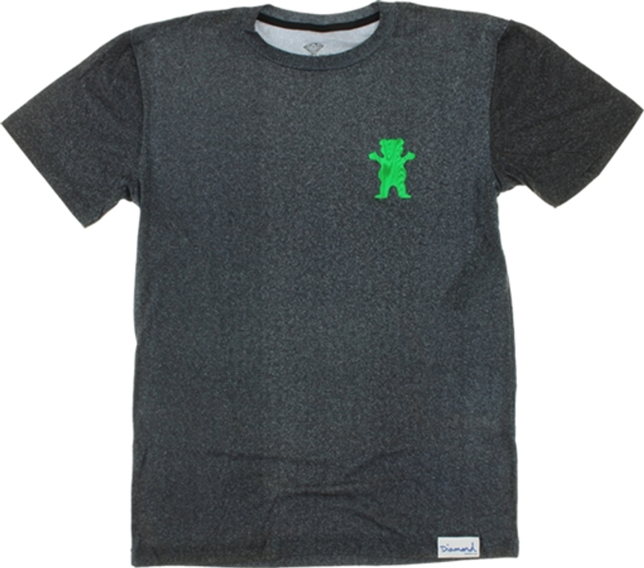 GRIZZLY GRIPTAPE SS Tshirt MEDIUM BLACK