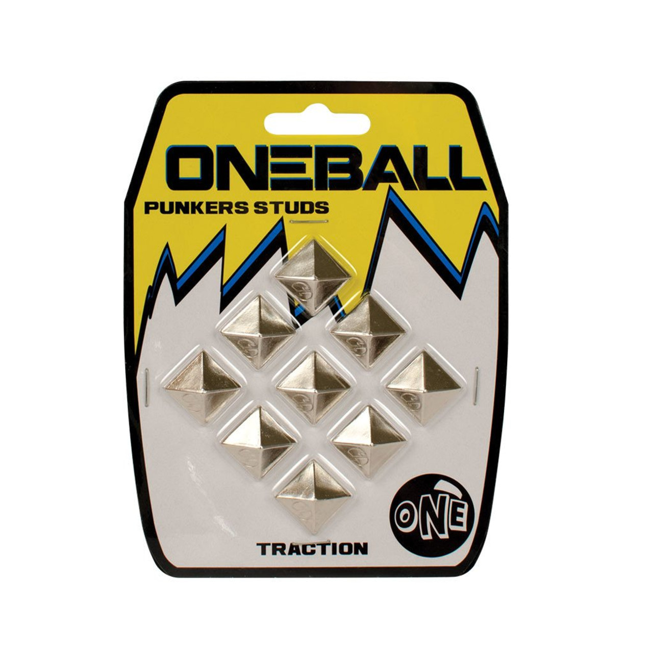 OneBall Punker Studs Traction Silver 9pack