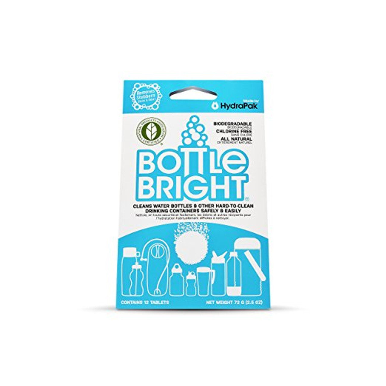 Bottle Bright 12 Tablet Pack White Onesize