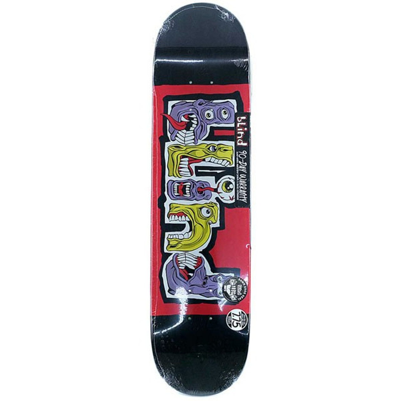 Blind Hungry Skate Deck Black Red 7.75