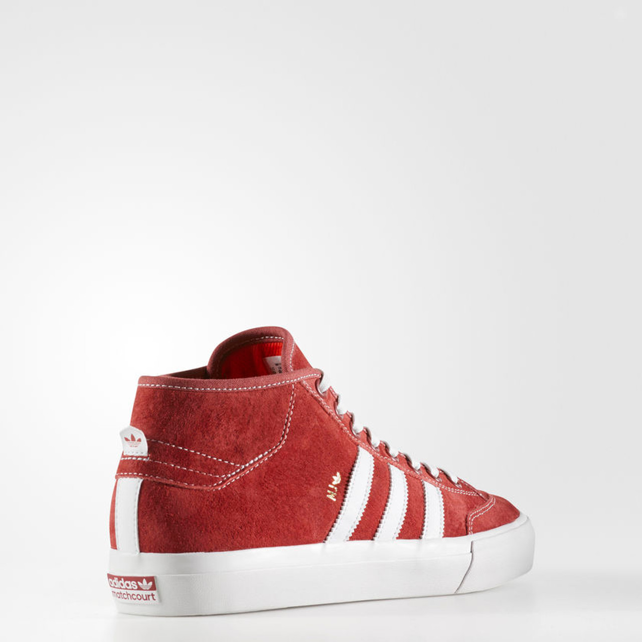 adidas matchcourt mid red