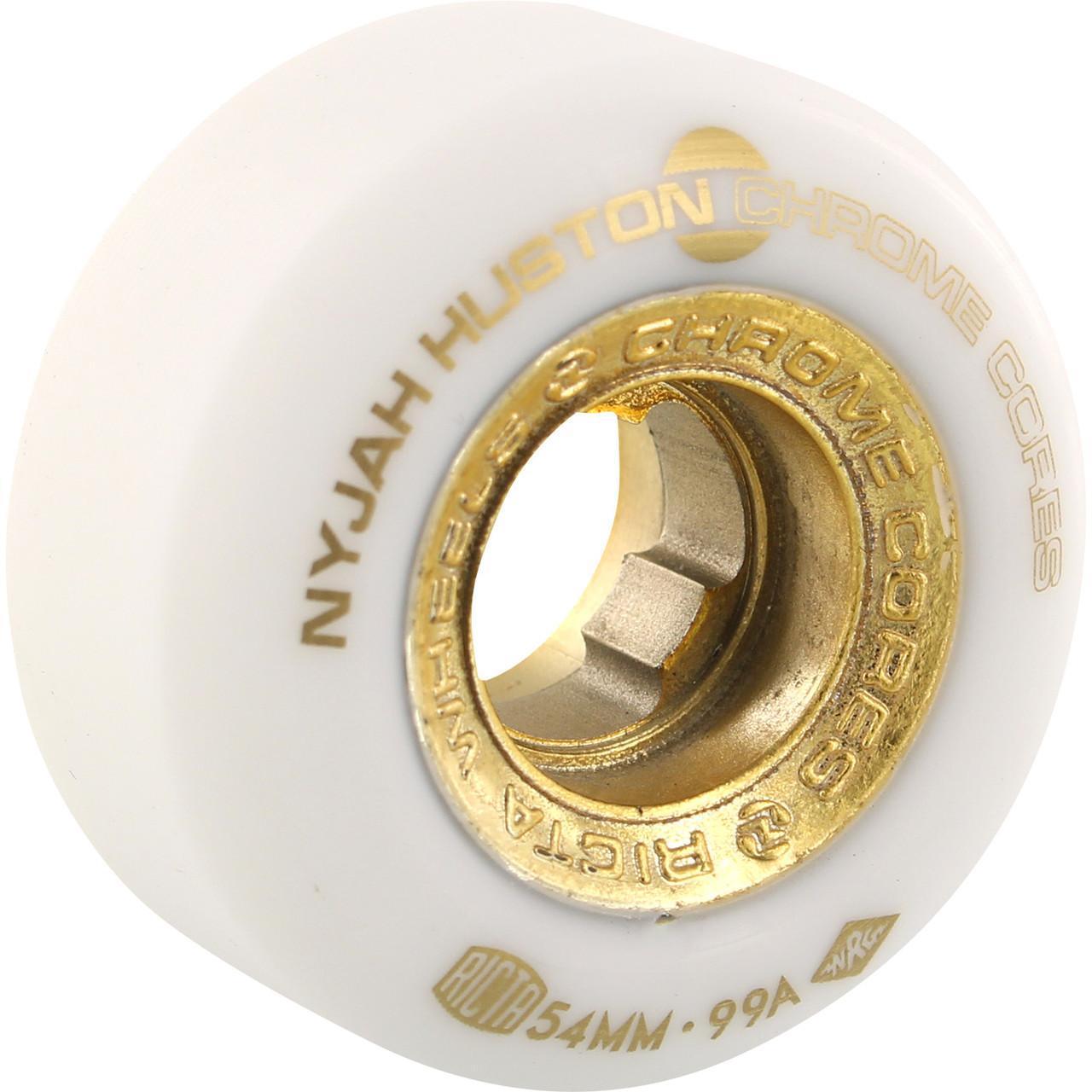 Ricta Nyjah Houston Chrome Core Wheels Set White Gold 54mm/99a