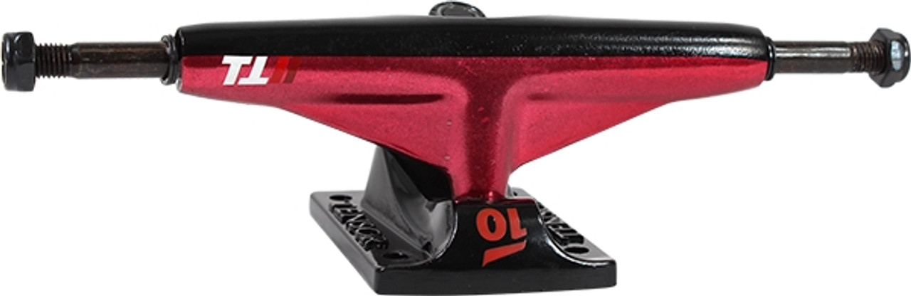 TENSOR LO ALUMINUM 5.25 SPLIT RED/BLK/BLK TRUCKS SET