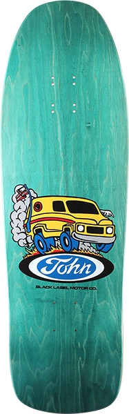 Black Label Lucero Man Van Skateboard Turquoise