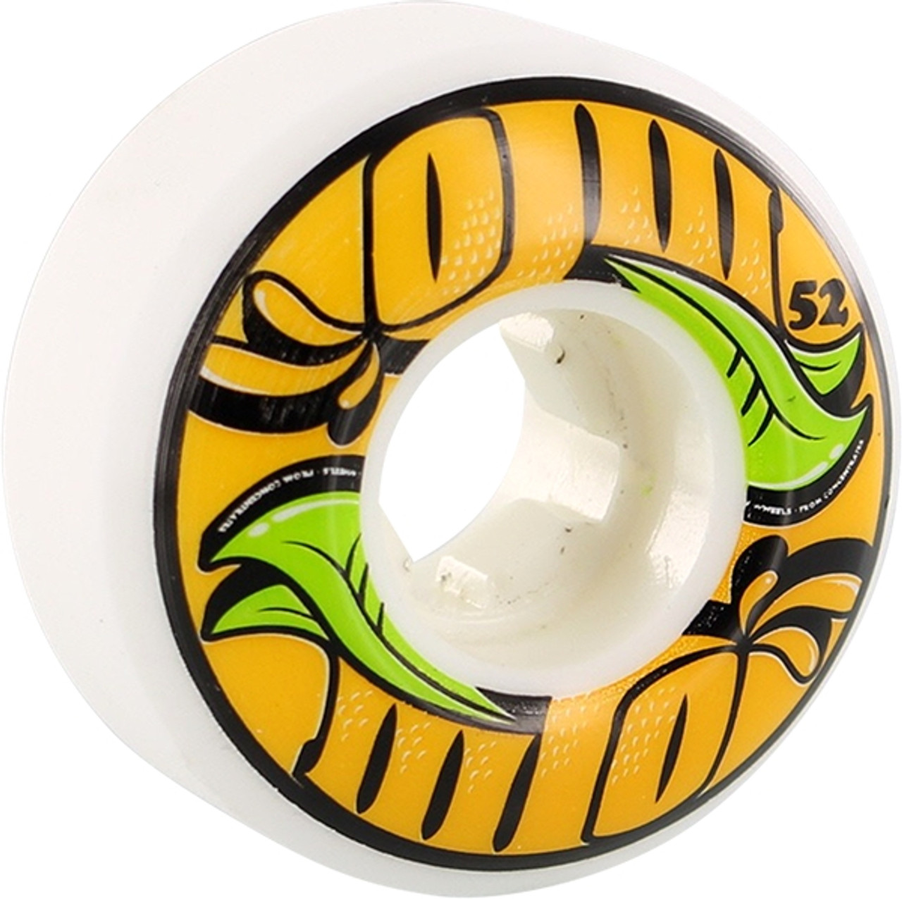 OJ FROM CONCENTRATE EZ EDGE 52mm 101a WHITE WHEELS SET