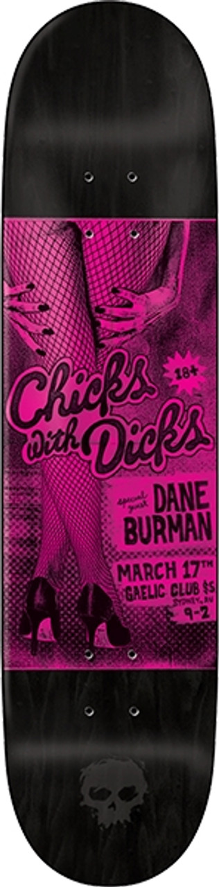 ZERO BURMAN PUNK FLYER CHICKS WITH SKATE DECK-8.37