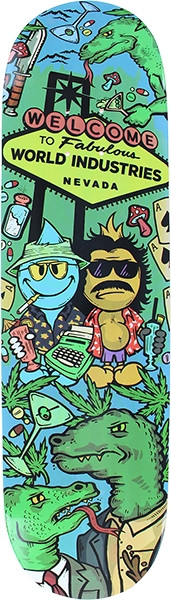 WORLD INDUSTRIES LOATHING SKATEBOARD DECK-8.2