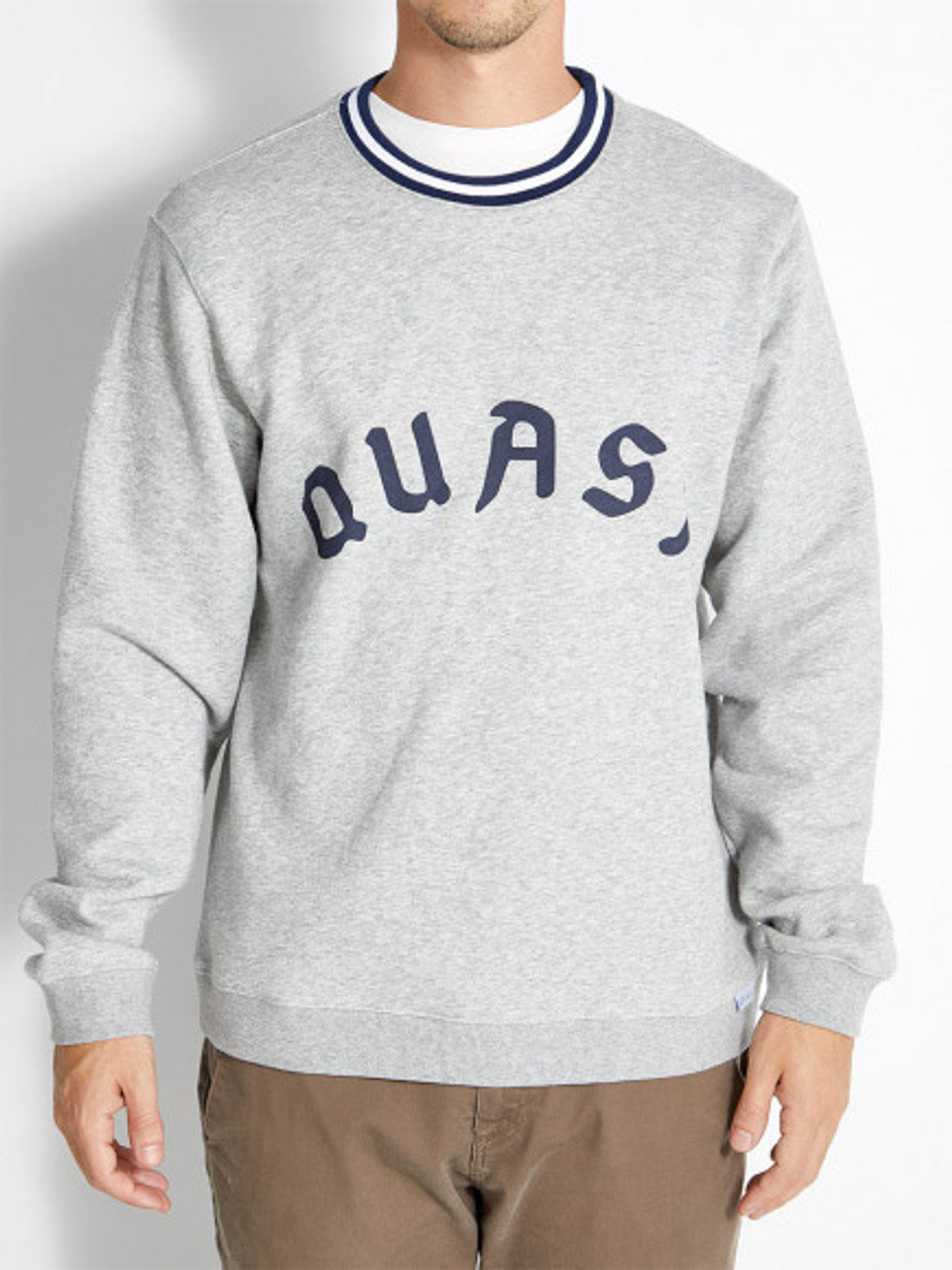 Quasi League Crew Sweatshirt Grey