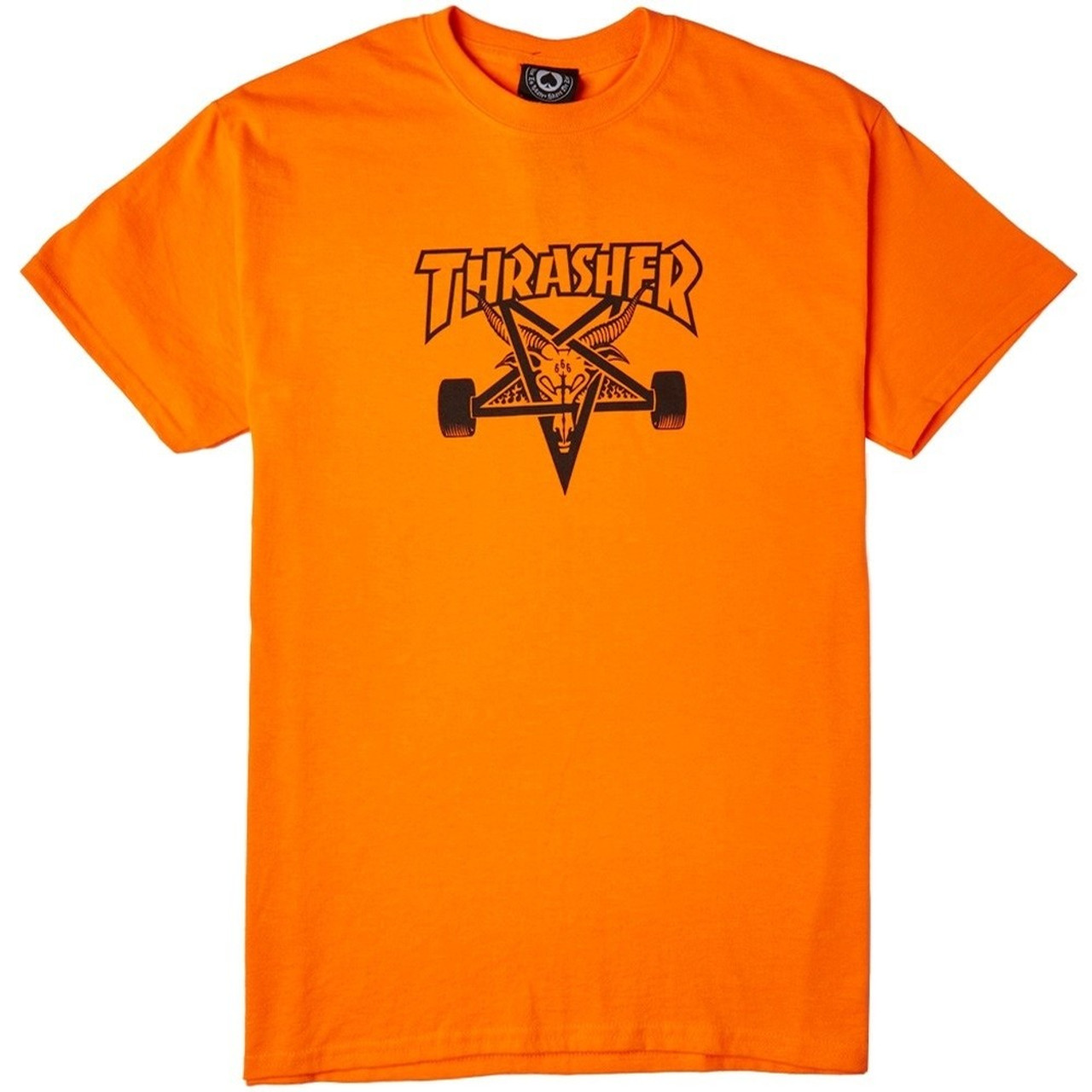 Black and hot sale orange thrasher shirt