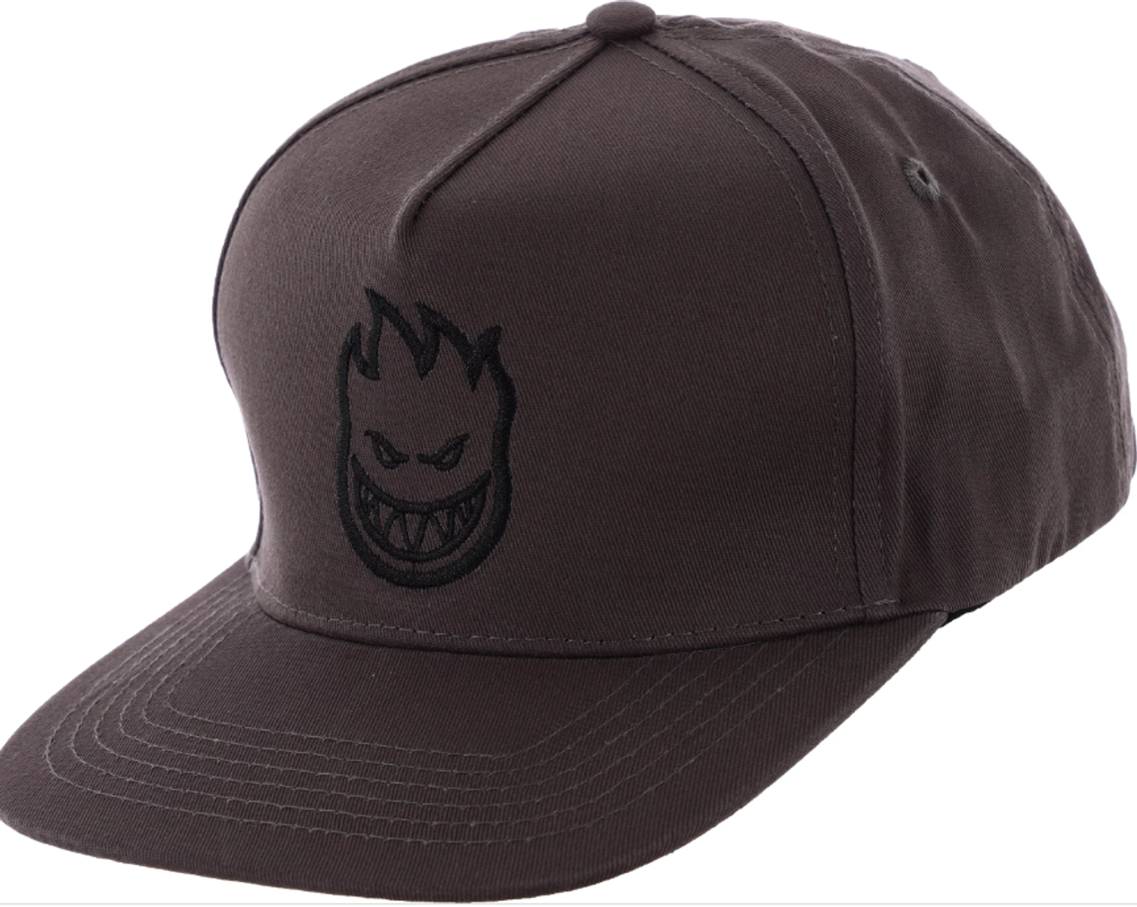 Spitfire BigHead Logo Hat Charcoal Black Snapback