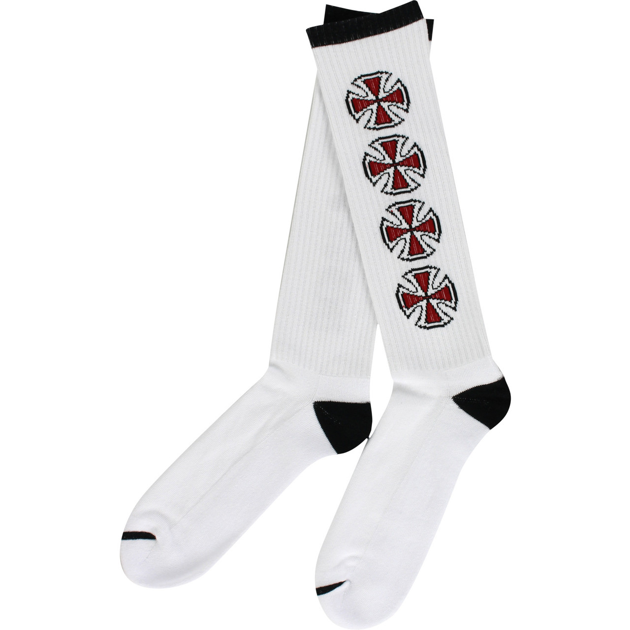 Independent Concealed Crew Socks White Onesize