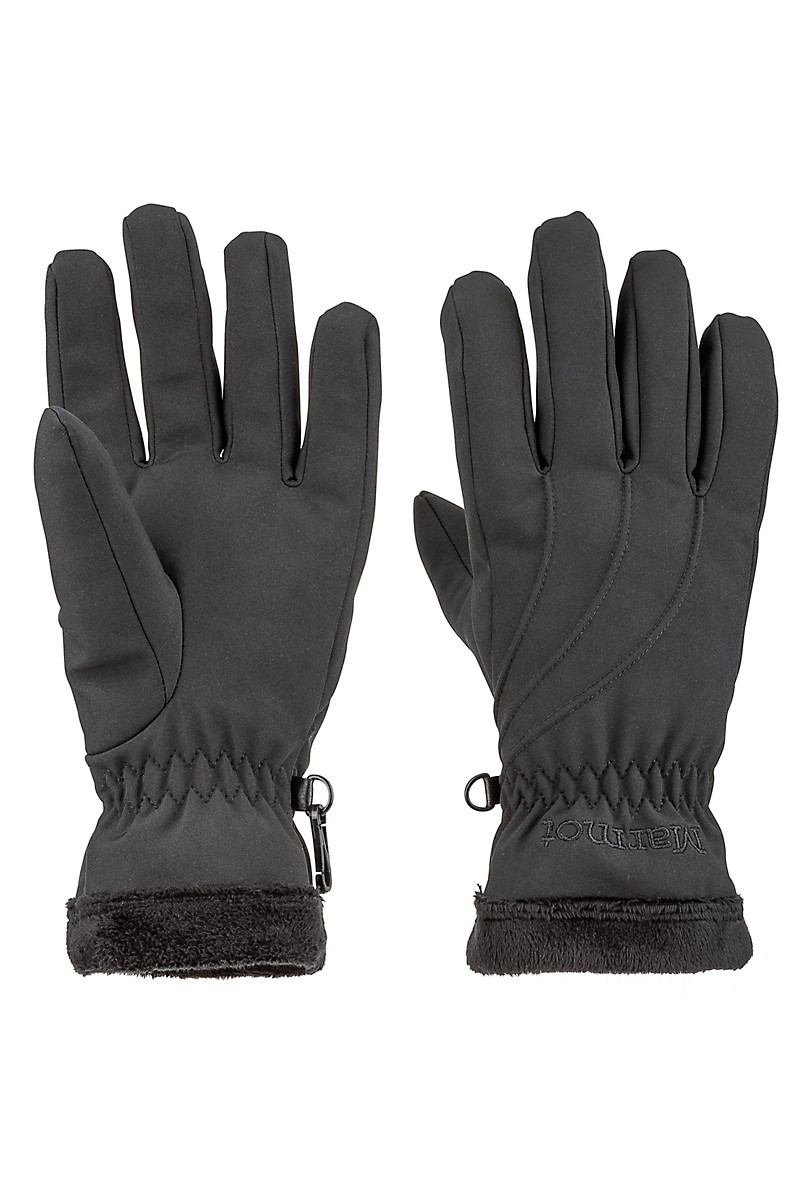 Marmot Fuzzy Wuzzy Glove Womens Black