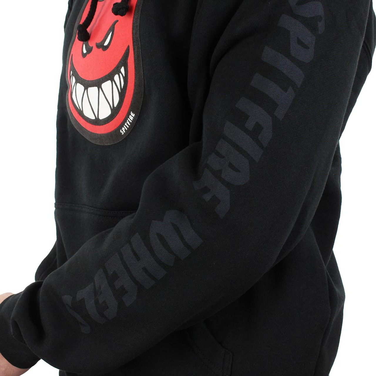 Spitfire Bighead Hoody Fill Black Red S